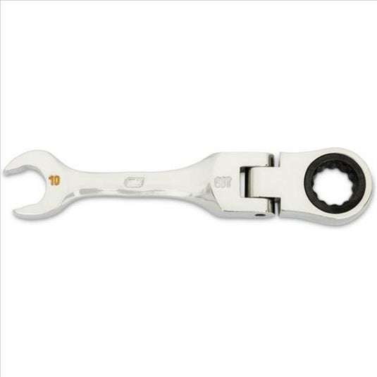 GearWrench 10mm 90-Tooth 12 Point Stubby Flex Combination Ratcheting Wrench