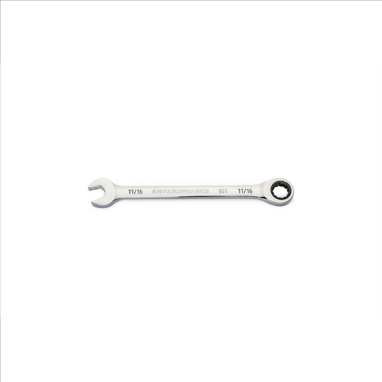 GearWrench 11/16 Inch 90-Tooth 12 Point Ratcheting Combination Wrench