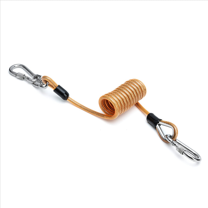 Coiled Cable Lanyard - 5 lb. Limit
