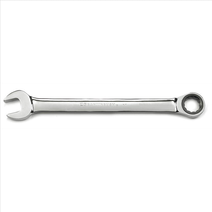 GearWrench 1-7/16 Inch 72-Tooth 12 Point Ratcheting Combination Wrench