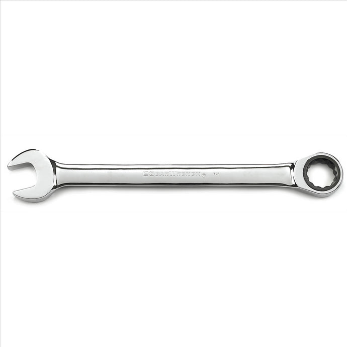 GearWrench 1-11/16 Inch 72-Tooth 12 Point Ratcheting Combination Wrench
