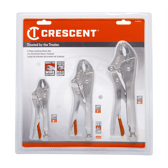 Gearwrench PLIER SET; 3PC LOCKING