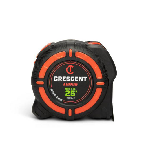 Crescent 1-1/4"" x 25' WORKHORSE NITE EYE Tape Measure