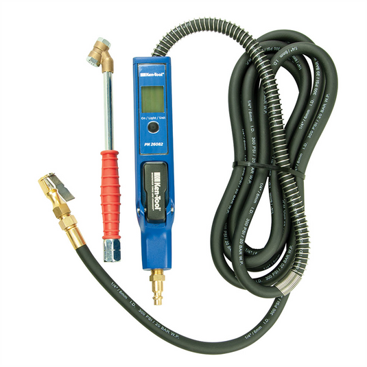 Ken-Tool Premium Digital Tire Inflator 12 FT Spring Protected Hose