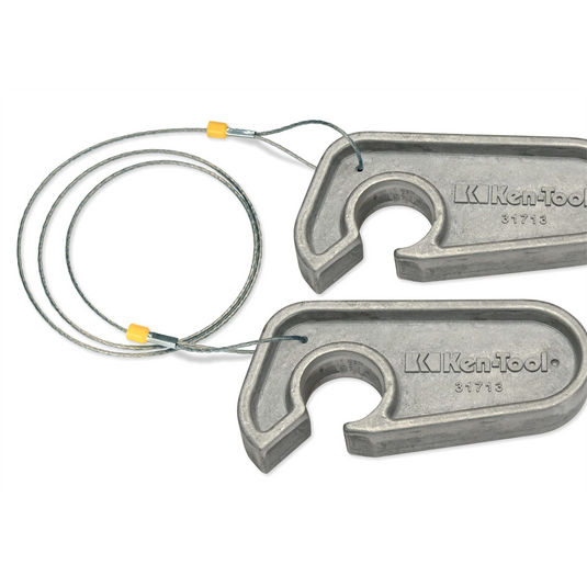 Ken-Tool Pair of 31713 Aluminum Bead Holders w/Cable