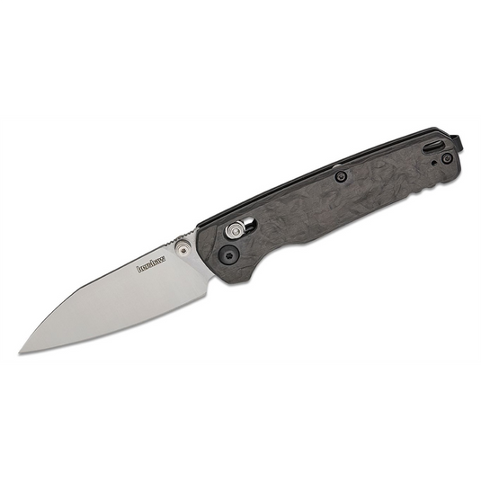 Kershaw  Bel Air Manual Open DuraLock MagnaCut Reverse Tanto Blade EDC Folding Pocket Knife - Carbon Fiber