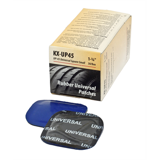 KEX Tire Repair Rubber Reinforced Universal Patch; Square 1-3/4 "" (44mm) 30 Count