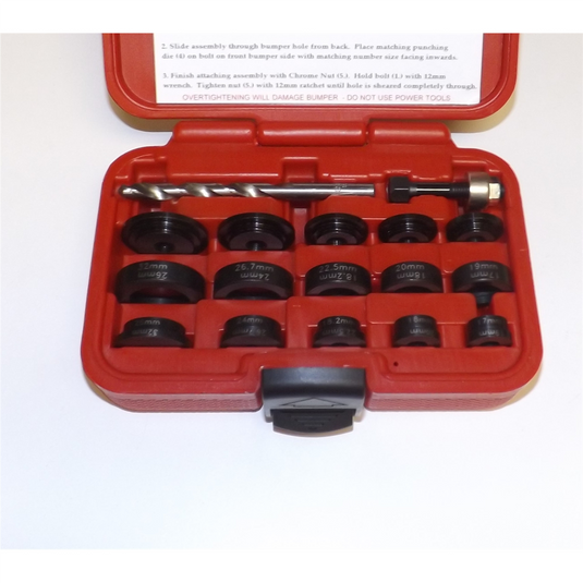 Killer Tools And Equipment Bumper Hole Punch for parking sensors