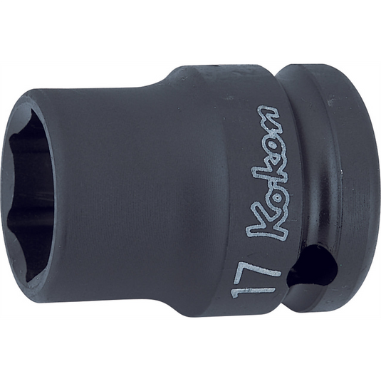 Ko-ken USA 14401M-15 1/2 Sq. Dr. Socket  15mm 6 point Length 38mm Thin walled