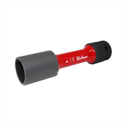 Ko-ken USA 16305M-19 3/4 Sq. Dr. Socket 19mm 12 point Length 100mm