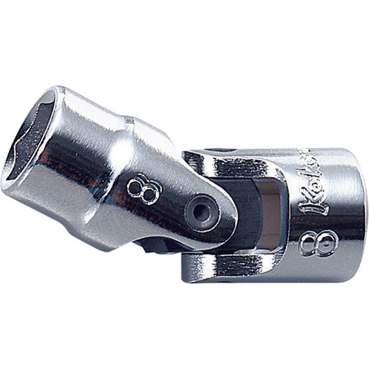 Ko-ken USA 2440M-10 1/4 Sq. Dr. Universal Socket  10mm 6 point Length 35mm