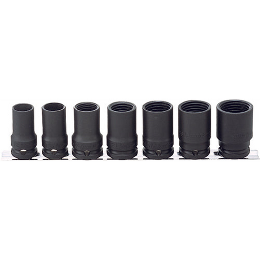 Ko-ken USA RS14124/7 1/2 Sq. Dr. Lock Nut Buster Set  17-27.5mm   For Lock Nut 7 pieces