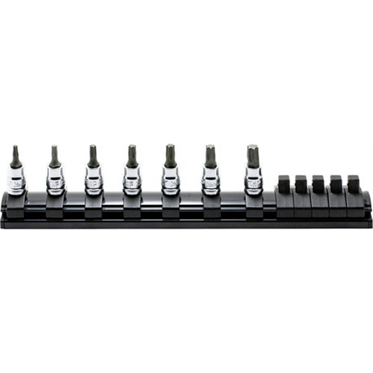 Ko-ken USA RS2025Z/7-L50 1/4 Sq. Dr. 7 Piece Z-Series TORX&Acirc;&reg; Bit Socket Set T10-T40  Length 50mm