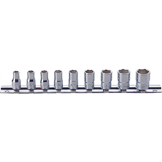 Ko-ken USA RS2400A/9 1/4 Sq. Dr. Socket set  3/16-1/2 6 point   9 pieces