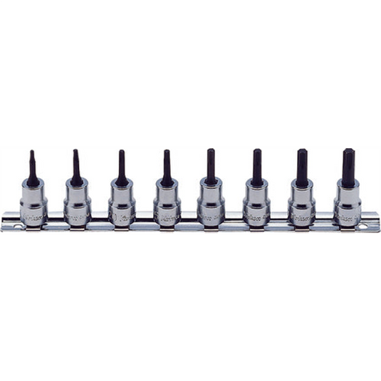 Ko-ken USA RS3025/8-L38 3/8 Sq. Dr. 8 Piece TORX&Acirc;&reg; Bit Socket set T10-T45