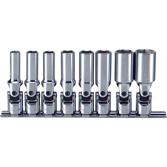 Ko-ken USA RS3340M/8-L75 8 Piece 3/8 Sq. Dr. 6-Point; Universal; Deep Socket Set