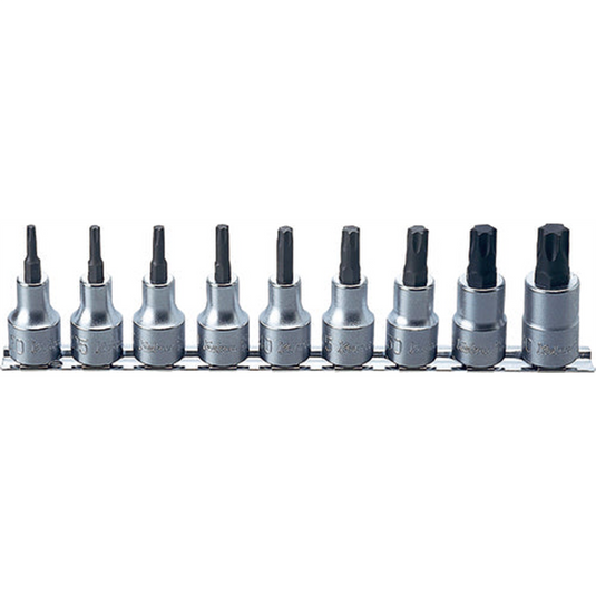 Ko-ken USA RS4025/9-L60 1/2 Sq. Dr. Bit Socket 9 piece TORX&Acirc;&reg; set  T20-T60