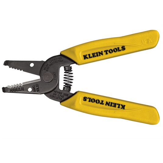 Klein Tools Wire Stripper-Cutter Flat Design for 22-30 AWG Solid Wire