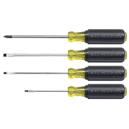 Klein Tools 4-Piece Mini Cushion Grip Screwdriver Set