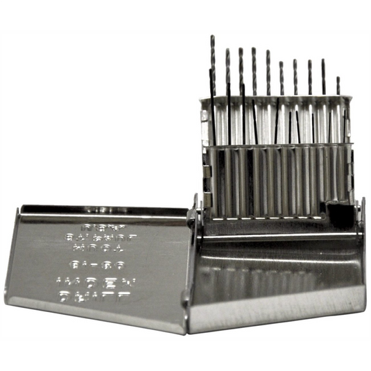 KnKut KnKut 20 Piece Jobber Length Drill Bit Set Numbers 61-80