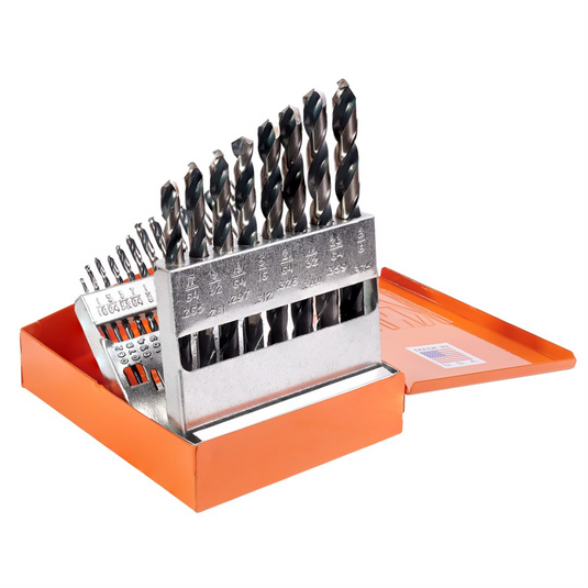 KnKut KnKut 21 Piece Jobber Length Drill Bit Set 1/16""-3/8"" by 64ths