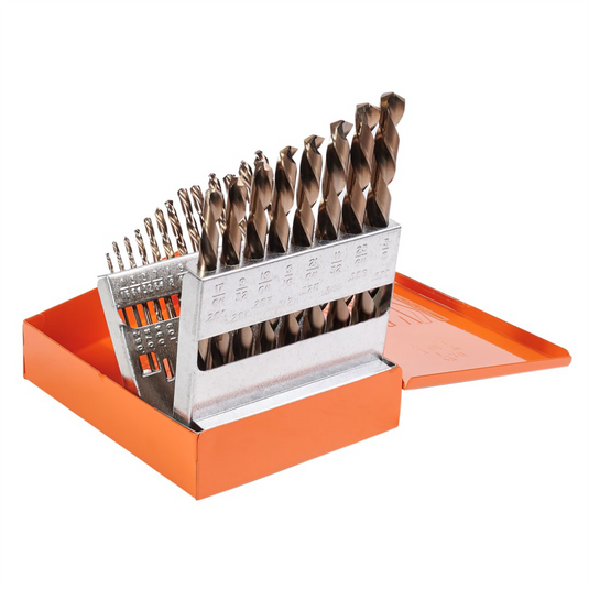 KnKut KnKut 21 Piece Left Hand Jobber Length Drill Bit Set 1/16""-3/8"" by 64ths
