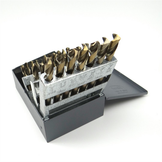 KnKut KnKut 26 Piece Short Stubby Length Drill Bit Set Letters A-Z