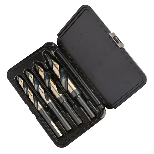KnKut KnKut 4 Piece Step Point 1/2"" Reduced Shank Drill Bit Set 9/16 - 5/8 - 3/4 - 1