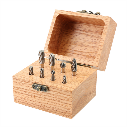 KnKut 8 Piece Alumacut Carbide Burr Set with 1/4-inch Shanks
