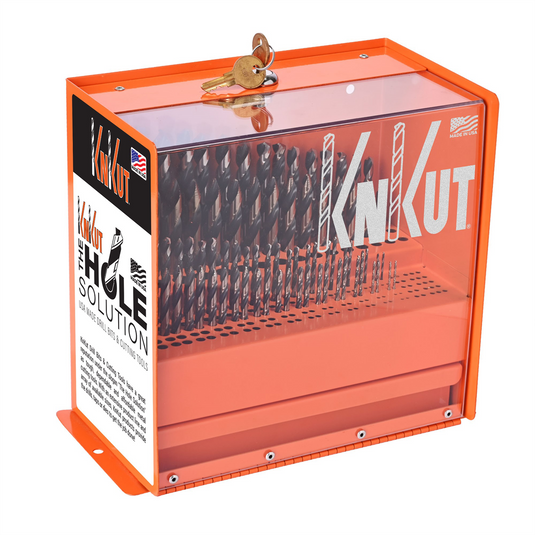 KnKut 71 Piece Fractional Mechanics Step Point Bits Mobile Truck Display