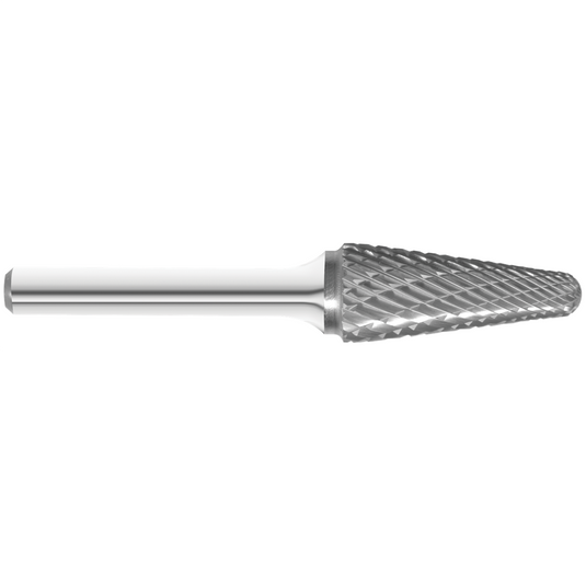 KnKut KnKut SL-4 14&deg; Included Carbide Burr 1/2"" x 1-1/8"" x 3"" OAL with 1/4"" Shank