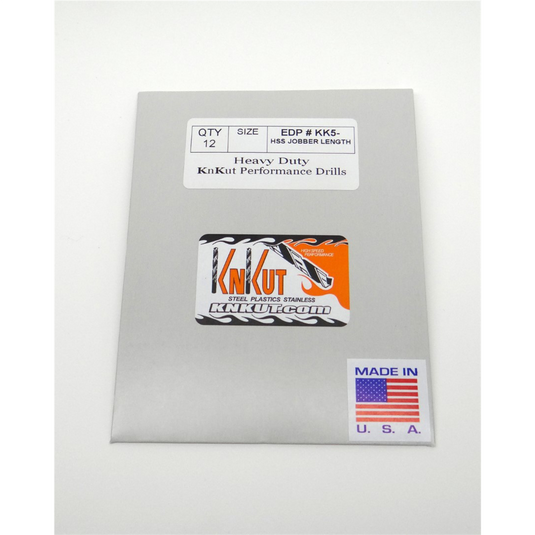 KnKut 12 Piece Pack - KnKut 9/32 Fractional Jobber Length Drill Bit