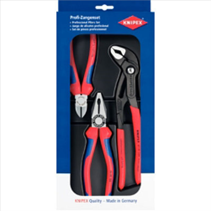 KNIPEX Diagonal Combo Plier Set 3pc