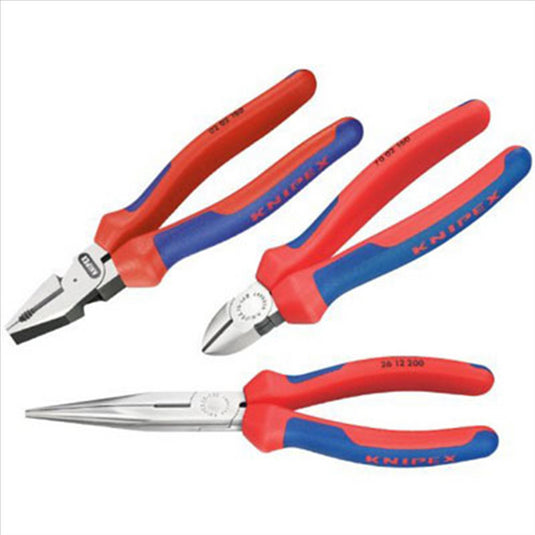 KNIPEX Combo Long Nose Plier Set 3pc