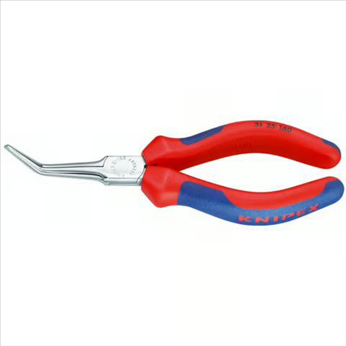 KNIPEX 45 Degree Bent Pliers; Comfort Grip; 6