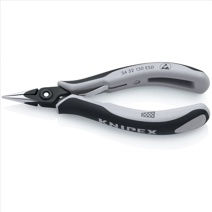 KNIPEX 5 1/4IN ELECTRONICS PLIERS HALF-ROUND Jaws