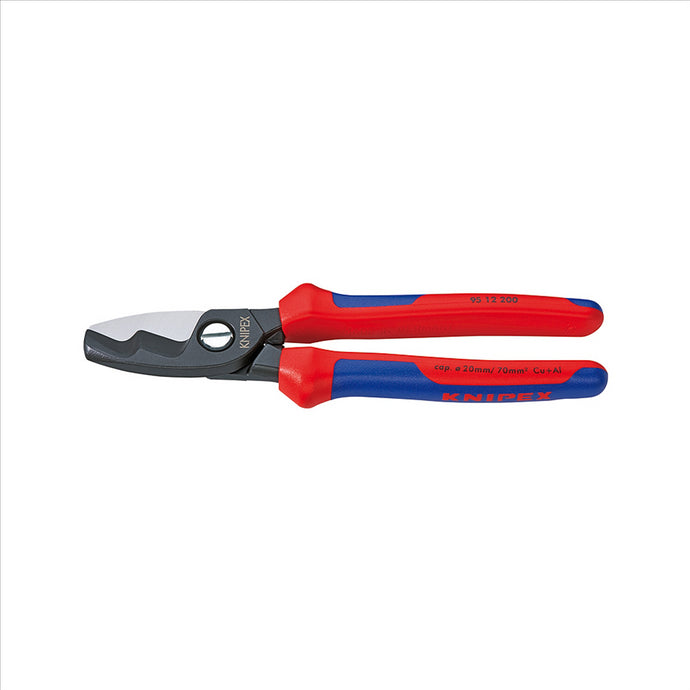 KNIPEX CABLE SHEARS W/2 BLADES 9512200 - 200MM