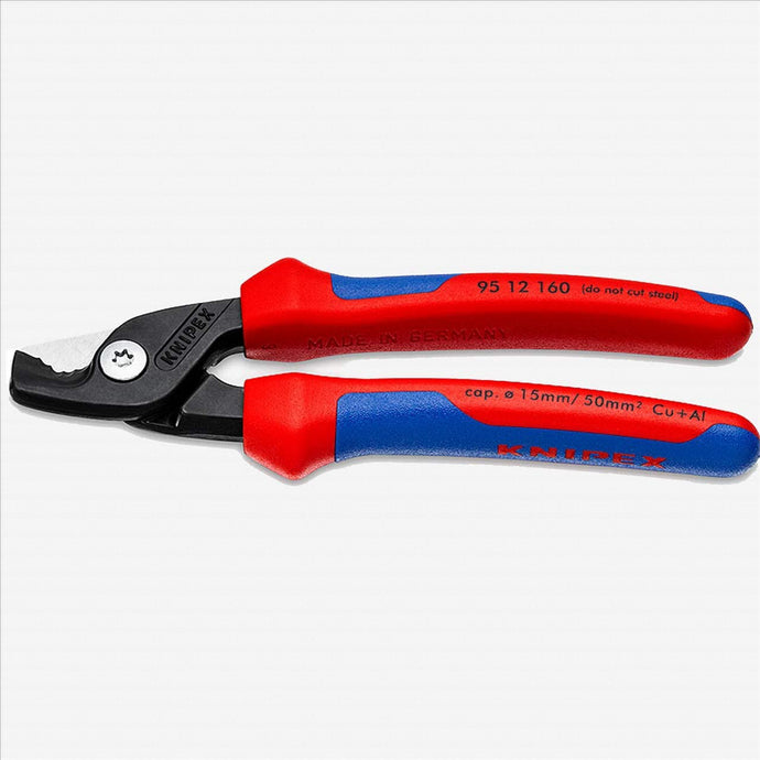 KNIPEX 9 Inch StepCut XL Cable Shears Comfort Grip Handle