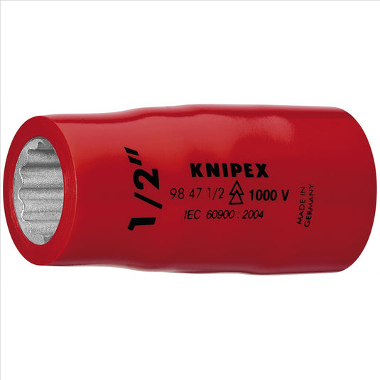 KNIPEX HEX SOCKET; 1/2IN-1;000V INSLTD 1/2IN