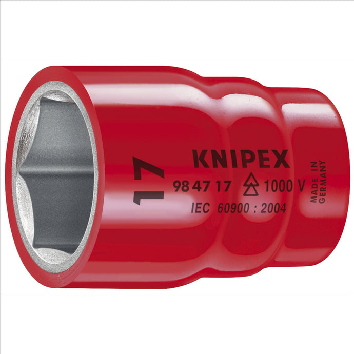 KNIPEX HEX SOCKET; 1/2IN-1;000V INSLTD 22 MM