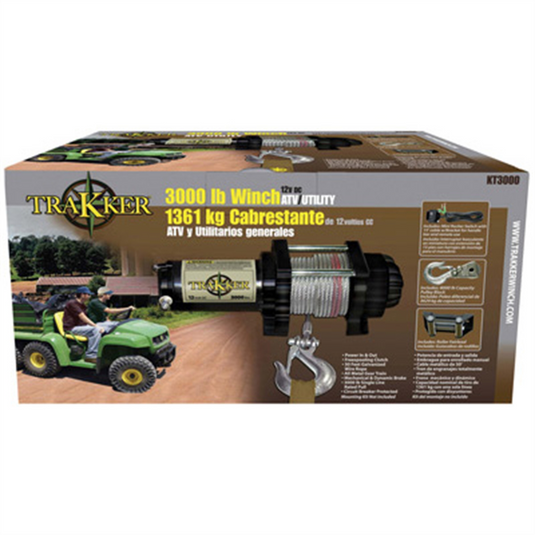 Hampton Products Electric Winch 3000LB/12V