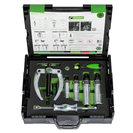 Kukko Quality Tools Internal Bearing Extractor Set with Counterstay and Slide Hammer