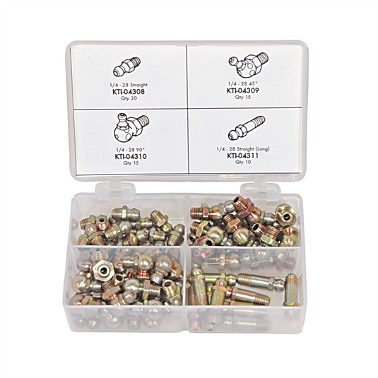 K Tool International 60pc SAE Grease Fitting Assortment