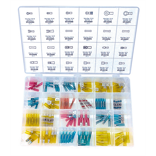 K Tool International 120 PC LARGE SHRINK TUBE TERMINAL KIT