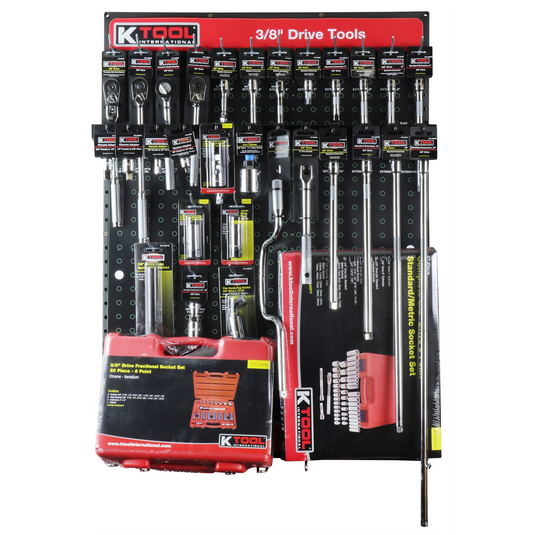 K Tool International 3/8"" Dr Tool Display
