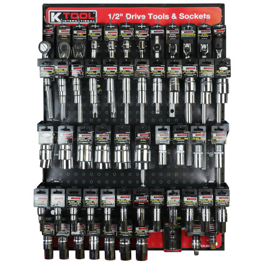 K Tool International 1/2"" Dr Socket & Tool Display