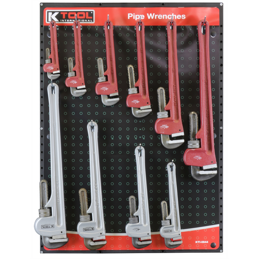 K Tool International Pipe Wrench Display