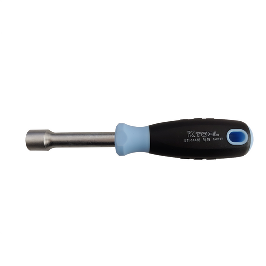 K Tool International Fractional Nutdriver 9/16""x3"" Pro Handle