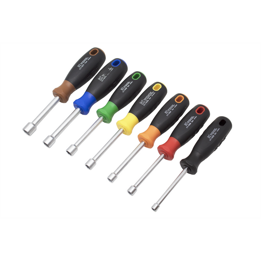 K Tool International Nut Driver Set Metric 7 PC