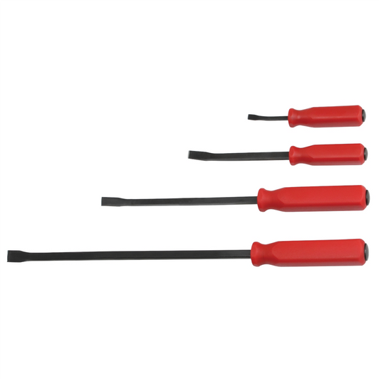 K Tool International 4 Pc Handled Pry Bar set (8""; 12""; 18""; 24"")